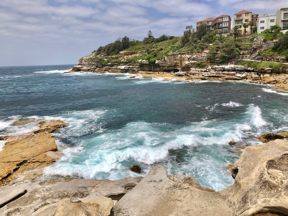 One of the magnificent views along the walking footpath between Bondi to Coogee