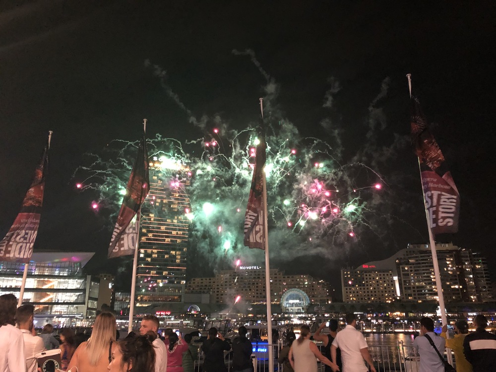 Fireworks at the Darling Harbour