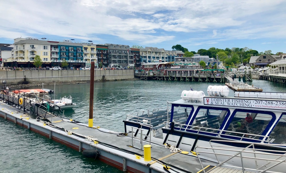 Docking area of Bar Harbor