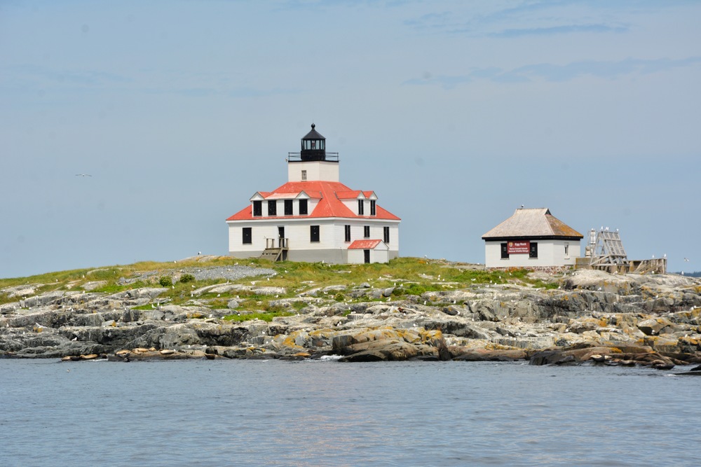 Egg Rock Lighthouse during a nice day