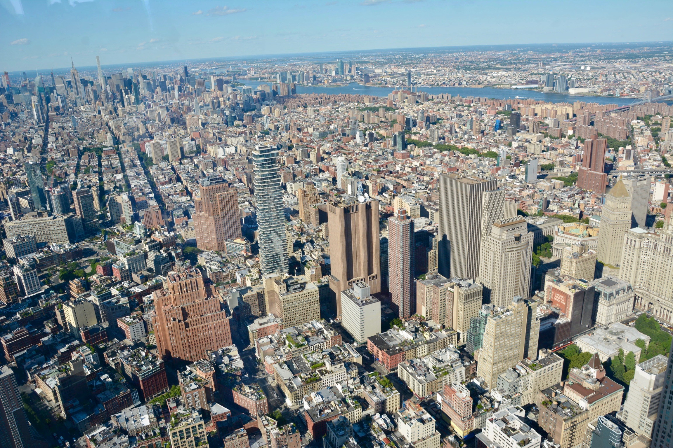 Lower Manhattan View from One World Observatory